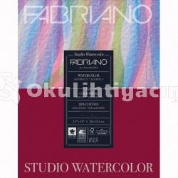 Fabriano Studio Watercolor Hot Press Sulu Boya Blok 28x36,5 cm 300 g 12 Yaprak 19123003