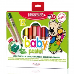 Fibracolor - Fibracolor Baby Pastel Boya 12li