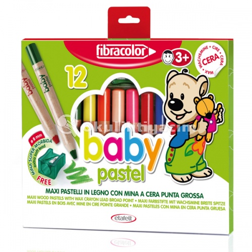 Fibracolor Baby Pastel Boya 12li