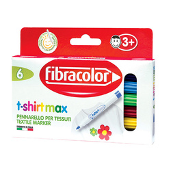 Fibracolor - Fibracolor T-Shirt Marker 6 Renk