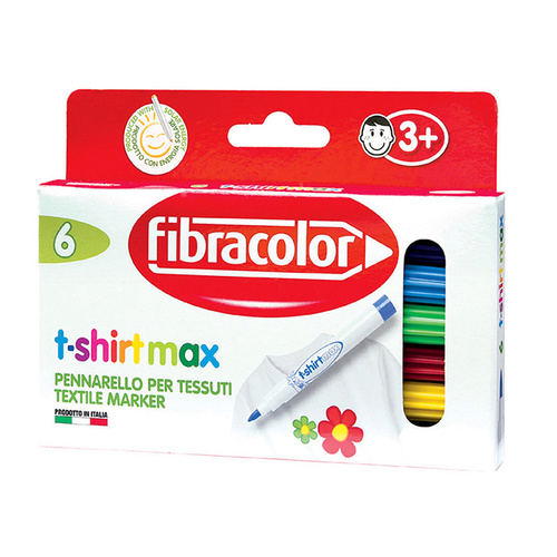 Fibracolor T-Shirt Marker 6 Renk