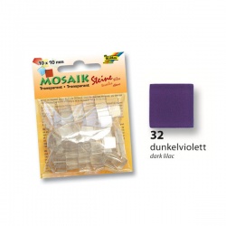 Folia - Folia Transparan Mozaik 10x10 mm 190 Adet Mor 57232