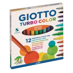 Giotto - Giotto Turbo Color Keçeli Kalem 12li 416000