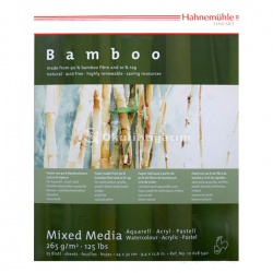 Hahnemühle - Hahnemühle Bamboo Mixed Media Çizim Blok 24 x 32 cm 265 g 25 Yaprak 10628540