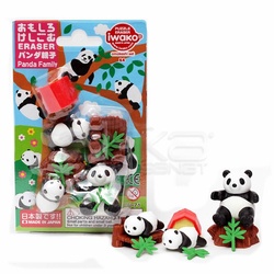Anka Art - Iwako Puzzle Silgi 6lı Panda
