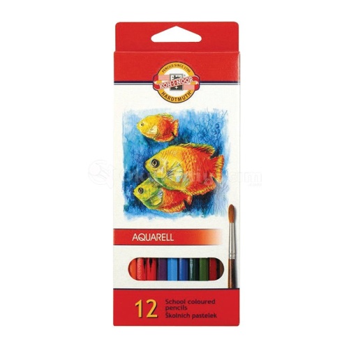 Koh-i-Noor Aquarell Pencil Sulu Boya Kalemi Balık 12li 3716