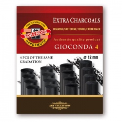 Koh-i-Noor - Koh-i-Noor Gioconda Extra Charcoals 4`lü Set 8694/3
