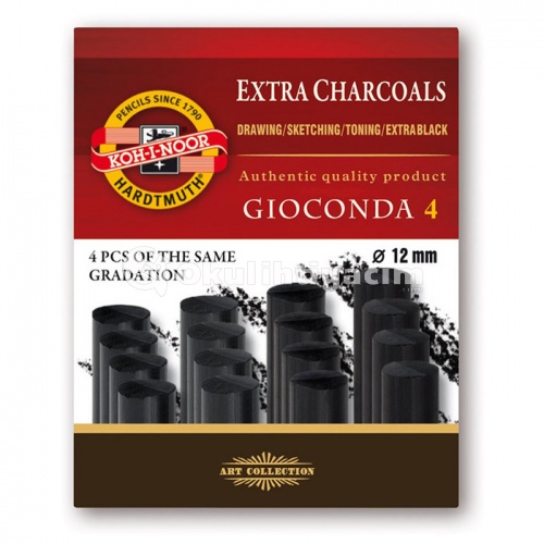 Koh-i-Noor Gioconda Extra Charcoals 4`lü Set 8694/3