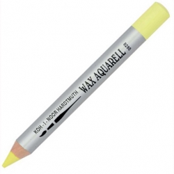 Koh-i-Noor - Koh-i-Noor Wax Aquarell Sulandırılabilir Pastel Boya Light Yellow 8280/2