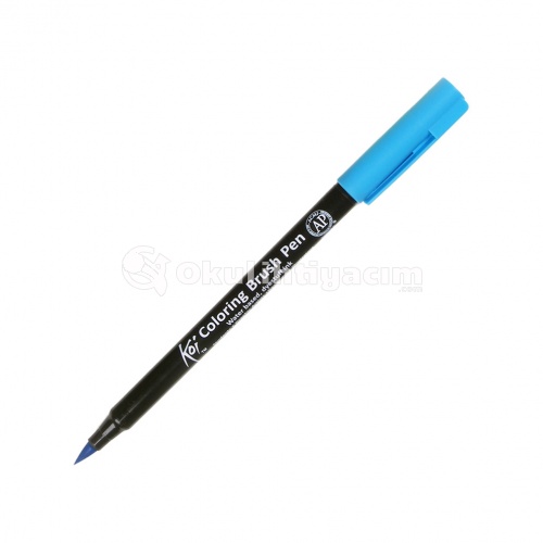 Koi Coloring Brush Pen Fırça Uçlu Kalem Aqua Blue