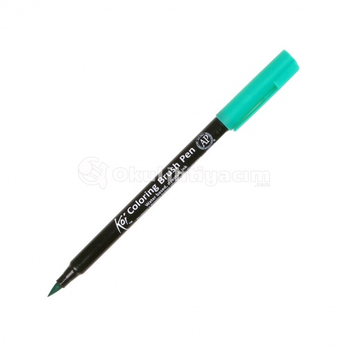 Koi Coloring Brush Pen Fırça Uçlu Kalem Blue Green Light