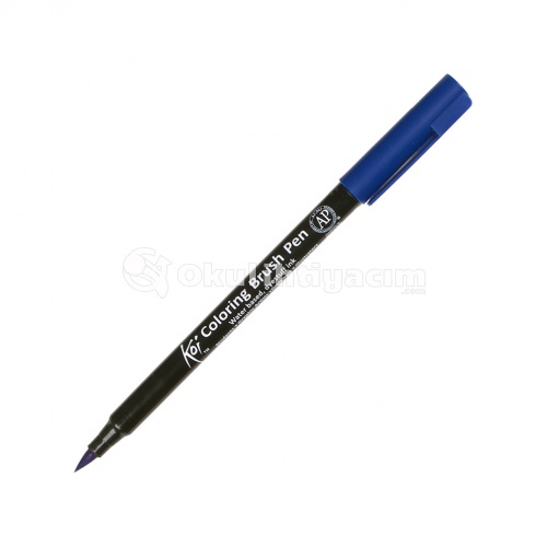 Koi Coloring Brush Pen Fırça Uçlu Kalem Blue
