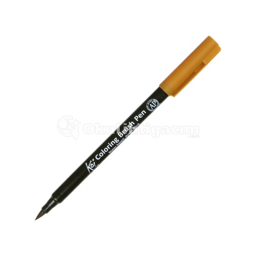 Koi Coloring Brush Pen Fırça Uçlu Kalem Dark Brown