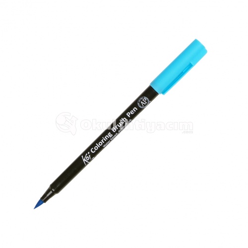 Koi Coloring Brush Pen Fırça Uçlu Kalem Sky Blue