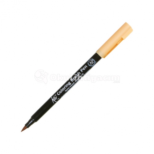 Koi Coloring Brush Pen Fırça Uçlu Kalem Woody Brown