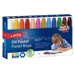 Lets - Lets 12 Renk Pastel Boya