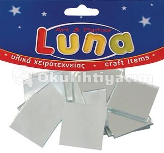 Luna Mozaik Ayna Kare 25x25 mm 14 Adet 601612