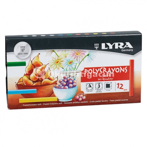 Lyra Polycrayons Toz Pastel Boya 12 Renk