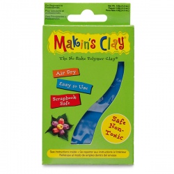Makins Clay - Makins Clay Hava ile Kuruyan Polimer Kil Blue 150 gr Kod:32008