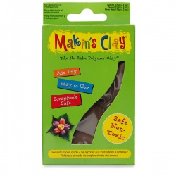 Makins Clay - Makins Clay Hava ile Kuruyan Polimer Kil Brown 150 gr Kod:32011