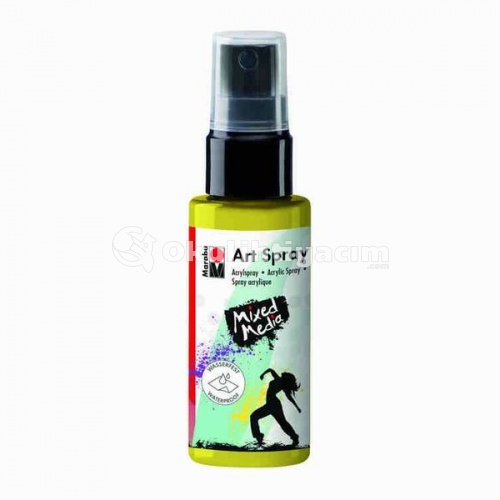 Marabu Art Spray Akrilik Sprey Boya 50 ml. 020 - Lemon