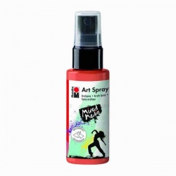 Marabu - Marabu Art Spray Akrilik Sprey Boya 50 ml. 023 - Red Orange