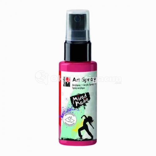 Marabu Art Spray Akrilik Sprey Boya 50 ml. 031 - Cherry Red