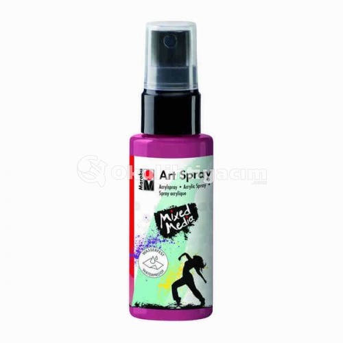 Marabu Art Spray Akrilik Sprey Boya 50 ml. 034 - Bordeaux