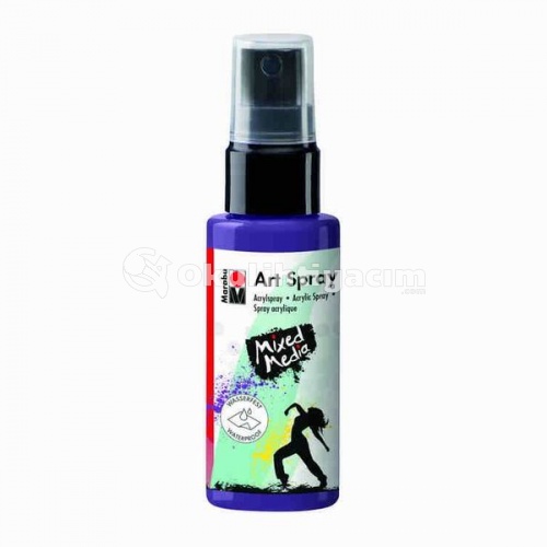 Marabu Art Spray Akrilik Sprey Boya 50 ml. 037 - Plum