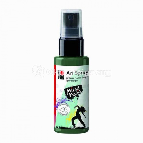 Marabu Art Spray Akrilik Sprey Boya 50 ml. 041 - Khaki