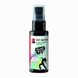 Marabu - Marabu Art Spray Akrilik Sprey Boya 50 ml. 073 - Black