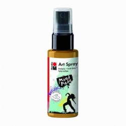 Marabu - Marabu Art Spray Akrilik Sprey Boya 50 ml. 084 - Gold