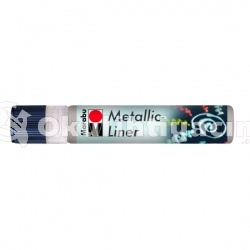 Marabu Boncuk Boyası 25ml No:782 Metalik Gümüş
