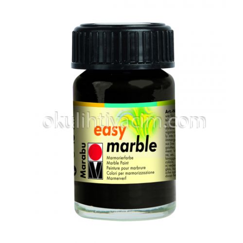Marabu Easy Marble Ebru Boyası 073 Black
