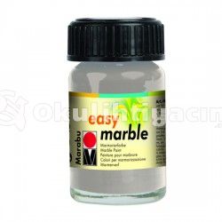 Marabu Easy Marble Ebru Boyası 082 Silver