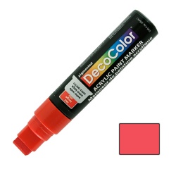 Marvy - Marvy Decocolor Acrylic Jumbo Paint Marker 15 mm Red
