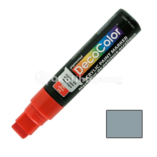 Marvy Decocolor Acrylic Jumbo Paint Marker 15 mm Silver