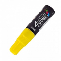Pebeo - Pebeo 4Artist Oil Marker 8 mm Yan Kesik Uç Yellow