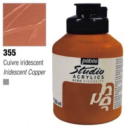 Pebeo - Pebeo Acrylic Studio 500ml 355 Iridescent Copper