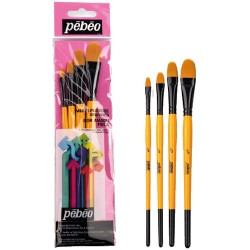 Pebeo - Pebeo Çok Amaçlı Hobi Fırça Seti 11