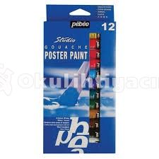 Pebeo Poster Paint Guaj Boya Takımı 12 Renk