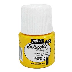 Pebeo - Pebeo Setacolor Opak Kumaş Boyası 45ml 13 Buttercup