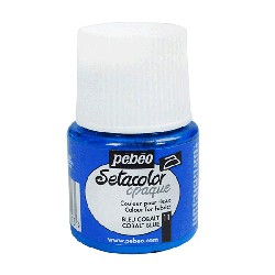 Pebeo - Pebeo Setacolor Opak Kumaş Boyası 45ml 11 Cobalt Blue