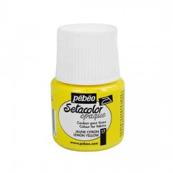 Pebeo - Pebeo Setacolor Opak Kumaş Boyası 45ml 17 Lemon Yellow