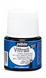 Pebeo - Pebeo Vitrail Cam Boyası 45 ml Açık Mavi 36