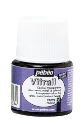 Pebeo - Pebeo Vitrail Cam Boyası 45 ml Lila 33