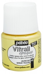 Pebeo - Pebeo Vitrail Opak Cam Boyası 45 ml Buğday Sarısı 40