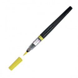 Pentel - Pentel Arts Colour Brushes Fırça Uçlu Kalem Lemon Yellow 105