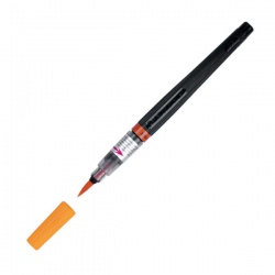 Pentel - Pentel Arts Colour Brushes Fırça Uçlu Kalem Orange 107
