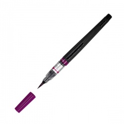 Pentel - Pentel Arts Colour Brushes Fırça Uçlu Kalem Purple150